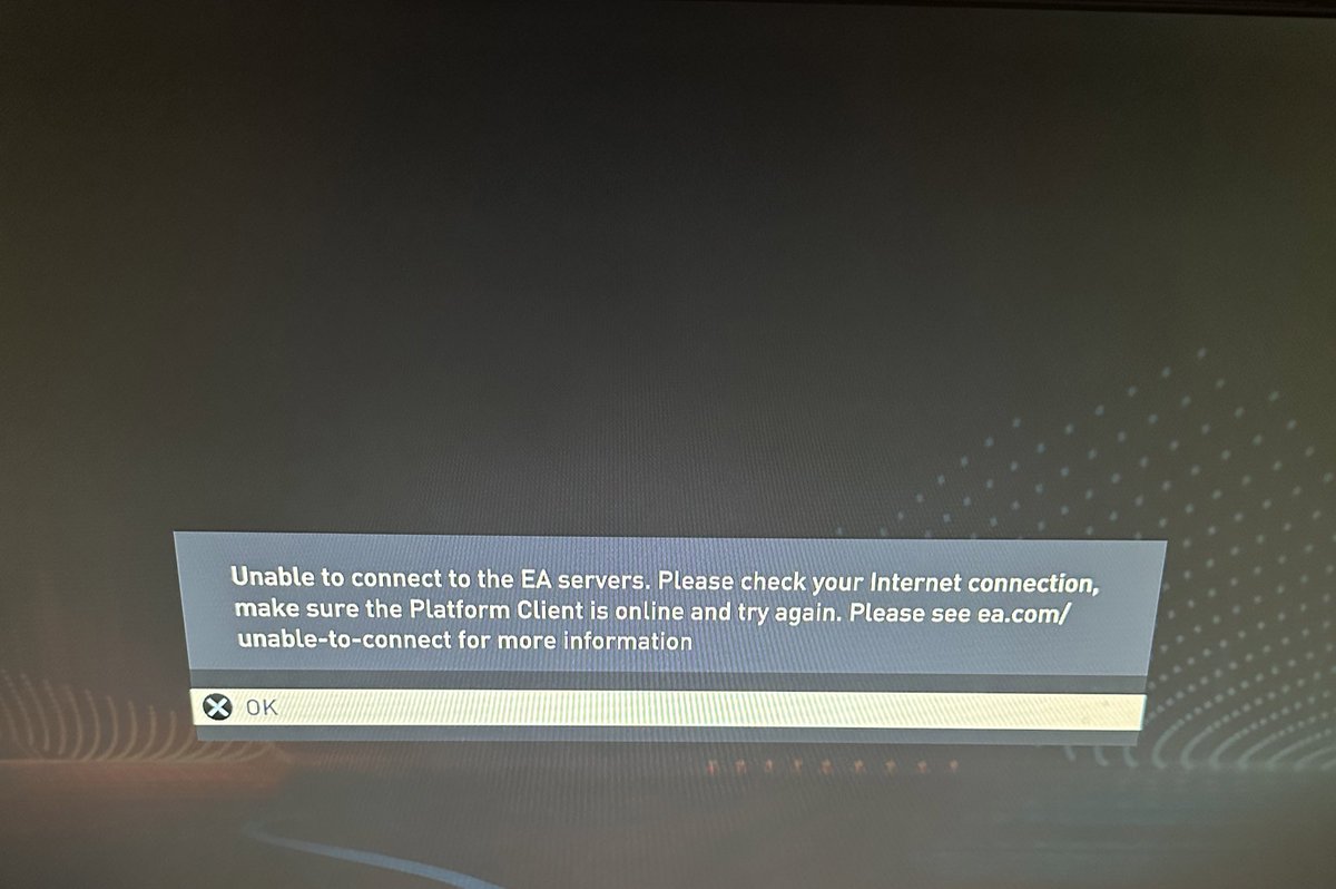 futtalksv's tweet photo. @EASPORTSFIFA servers down? @EAHelp https://t.co/vmQhXCjso4