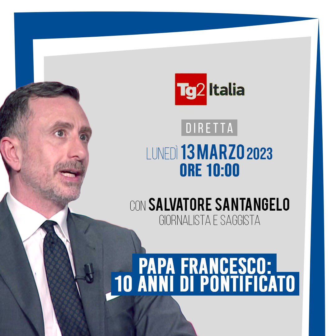 Tra poco in diretta con @marziaronc su @RaiDue (#Tg2Italia) @tg2rai @Pontifex_it #PapaFrancesco #Pontificato #Geopolitica #Ucraina #Ukraina #Ukraine