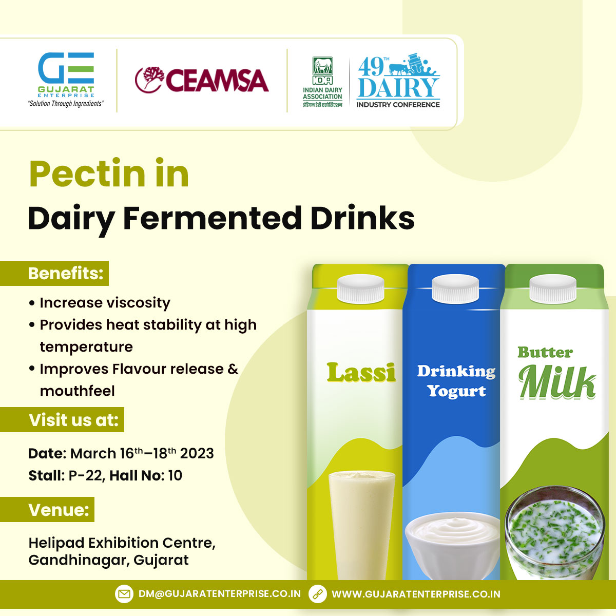 Novasol_ing's tweet image. We offer a large variety of pectin for #dairy-fermented drink #ingredients to satisfy your demands. If you require premium quality #pectin for your manufacturing needs, drop us your requirements, we will get back to you shortly.

Know more, Join us:
fb.me/e/2gRX1mO6E