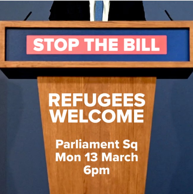 ZoeJardiniere's tweet image. It's today, today, today!

Today the horrific refugee ban gets its second reading in parliament and we must be there in numbers to tell them #StopTheBill #RefugeesWelcome!
💪💪💪

Join &amp;amp; share if you possibly can!
#r4today