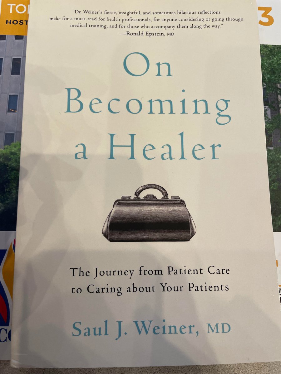 The Gold Humanism Honor Society conference <a href="/PCOMeducation/">PCOM</a> reminded me of the key to being a good and happy doctor: forming connections with your patients. 

Thanks <a href="/SaulWeiner/">Saul J Weiner</a> for reminding why I wanted to be a doctor in the first place. Excited to read his new book!