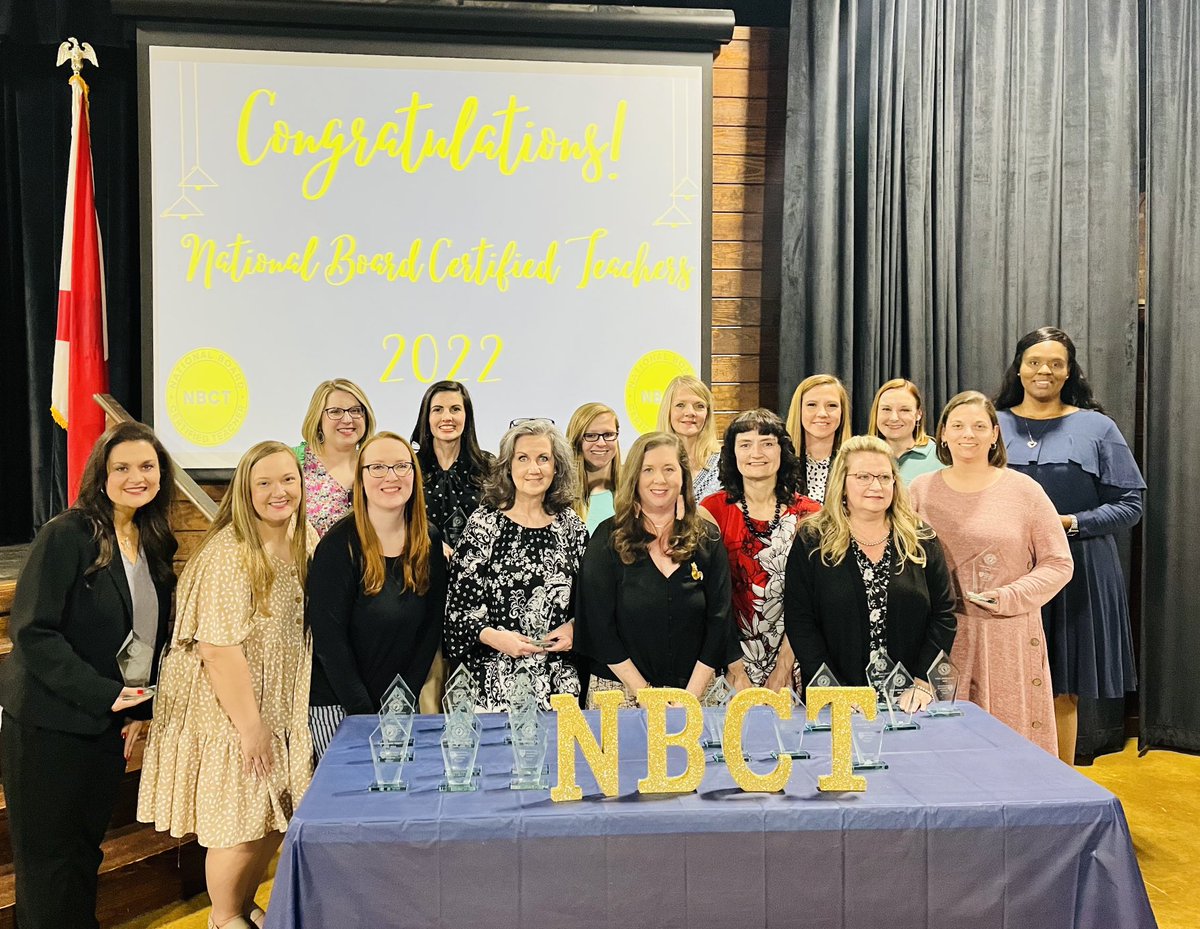AthensStateRIC's tweet photo. We had a great day celebrating the accomplishments of our 2022 NBCT and MOC teachers from Region 2. Congratulations to each one of you! ⁦@alnbctnetwork⁩ https://t.co/VEOUiuoL5I
