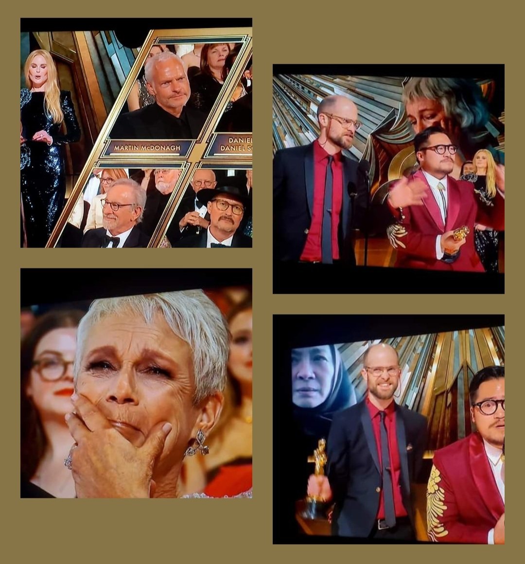 ccavalli's tweet photo. Best Directing, Daniels!
Daniel Kawan and Daniel Scheinert
#Oscars #Oscars95
#bestdirector #bestdirectoraward #EverythingEverywhereAllAtOnce
@TheAcademy https://t.co/NgzAXLqh6K