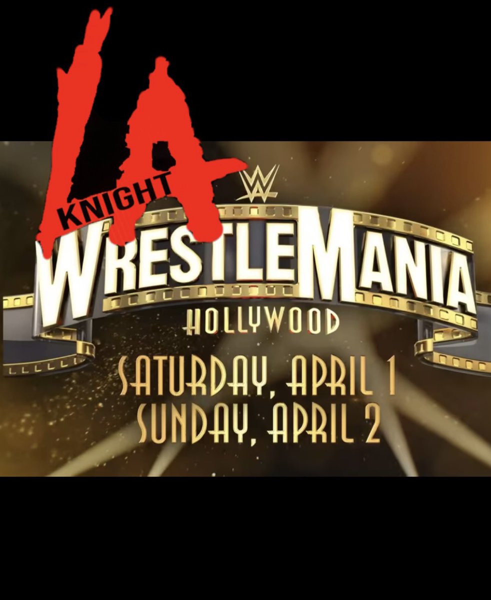 EVERYBODY knows you can’t have an LA Wrestlemania without LA Knight. But @wwe is late to the game, DRAGGING THEIR FEET on giving Wrestlemania the opportunity for an LA Knight moment. It’s about damn time I get a heads up. I’m done waiting