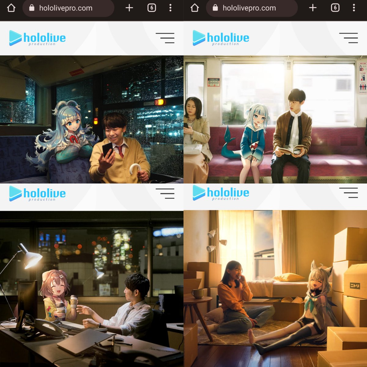 itoridayo's tweet photo. The new hololive site contains lots of schizo 😭 https://t.co/NlW9EZGi2l