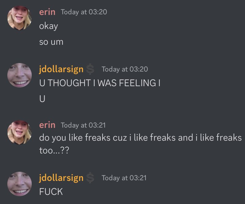 you thought i was feeling u???