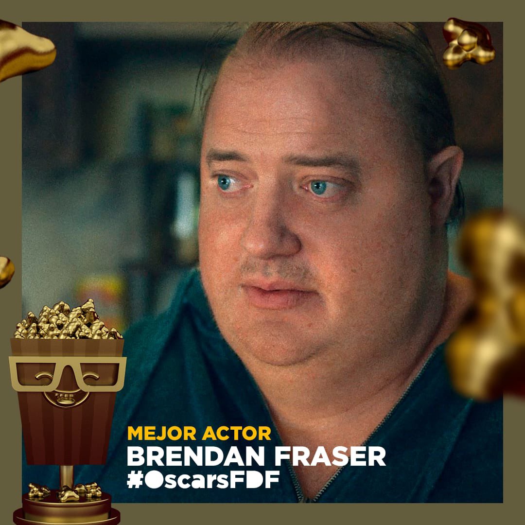 GabyMeza8's tweet image. ¡BRENDAN FRASER GANA EL OSCAR A MEJOR ACTOR! 🏆 El protagonista de #TheWhale hace HISTORIA y se lleva el primer OSCAR de su carrera en la categoría orincoal de actuación 🎬