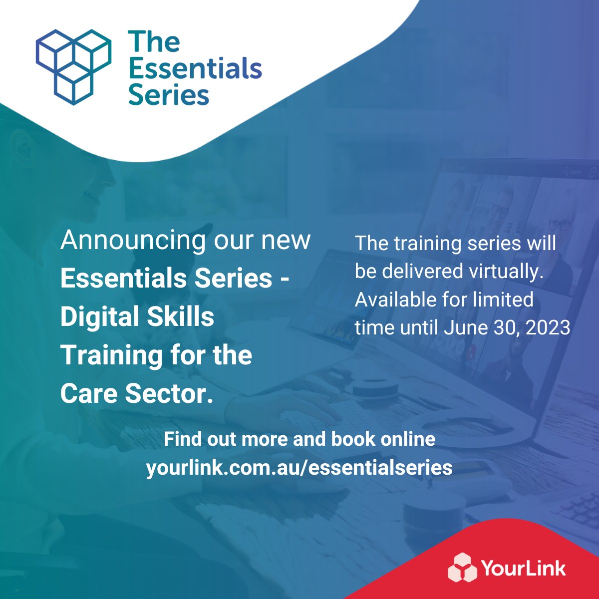 YourLinkAU's tweet photo. Launching the "The Essentials Series - Digital Skills Training for the Care Sector." These courses are designed to help care workers improve their digital confidence to effectively use smart devices and apps. https://t.co/vxYgFRFZKF 
#agedcare #communitycare #digitaltraining https://t.co/10dinkiEHg