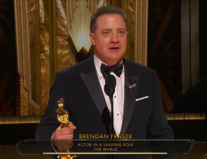 #OSCAR WINNER BRENDAN FRASER

“So this is what the multiverse looks like!”

See the full winners list: bit.ly/OscarWins23