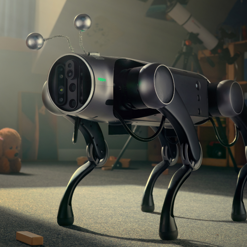 oppo's tweet photo. CyberWoof 2077 🐶 🤖