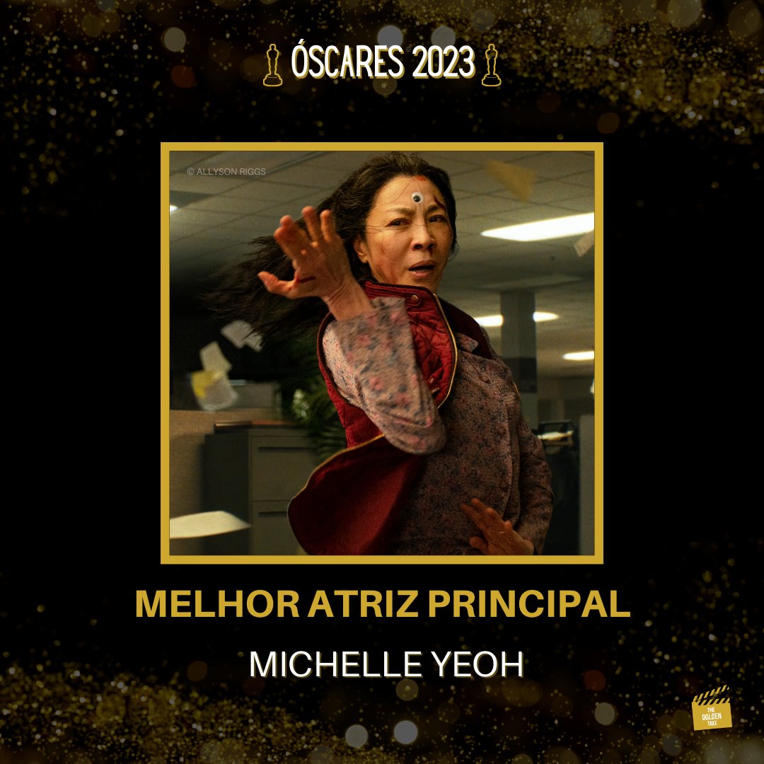 Depois da emoção de Brendan Fraser, vamos conhecer a categoria de Melhor Atriz Principal. E o prémio vai para... MICHELLE YEOH!! 🤩 #Óscares2023
