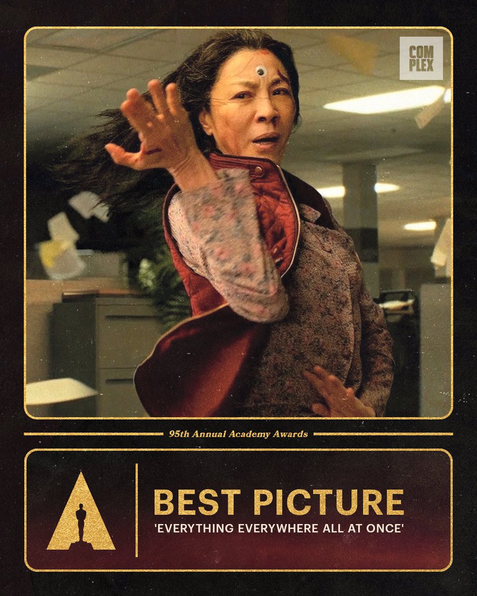 ‘EVERYTHING EVERYWHERE ALL AT ONCE’ wins Best Picture 🏆🎬  #Oscars 

Who's seen the movie?