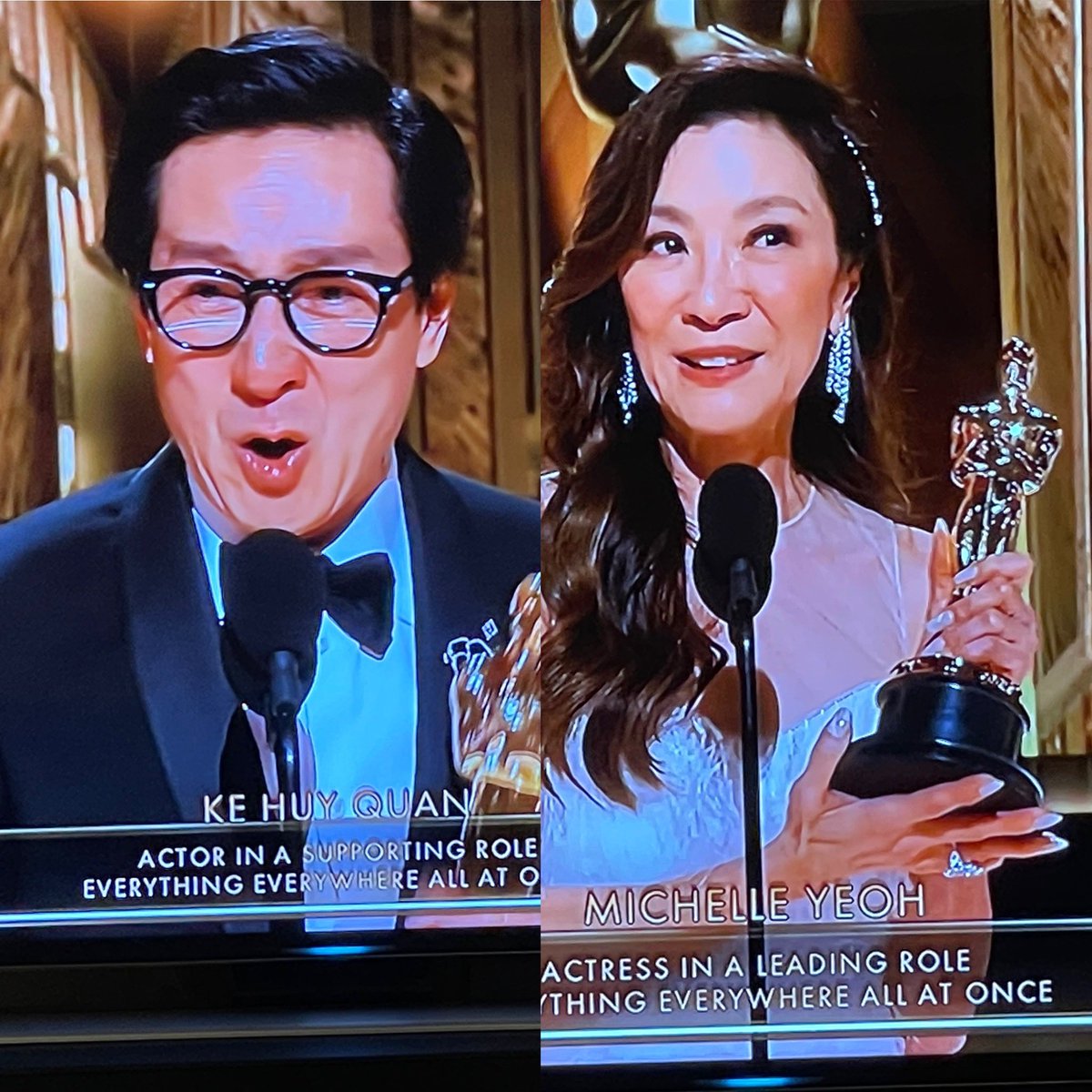 Speechless right now! I don’t think I’ve ever cried this much at the Academy awards.