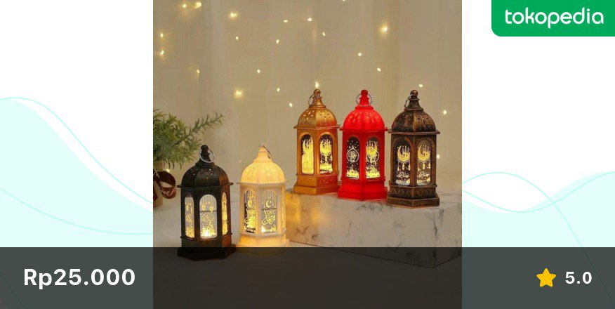 nurulhdyi's tweet image. "Lentera lilin LED idul fitri / dekorasi lebaran ramadhan / bingkisan - Putih" di toko chic lit case Tokopedia. Bisa bebas ongkir, lho.
😍😍👇👇
tokopedia.link/z6vcZ3MM7xb

#lentera #loveisland #Ramadhan #ramadhan2023 #shoppingstar #racunbelanja #Mondayvibes
