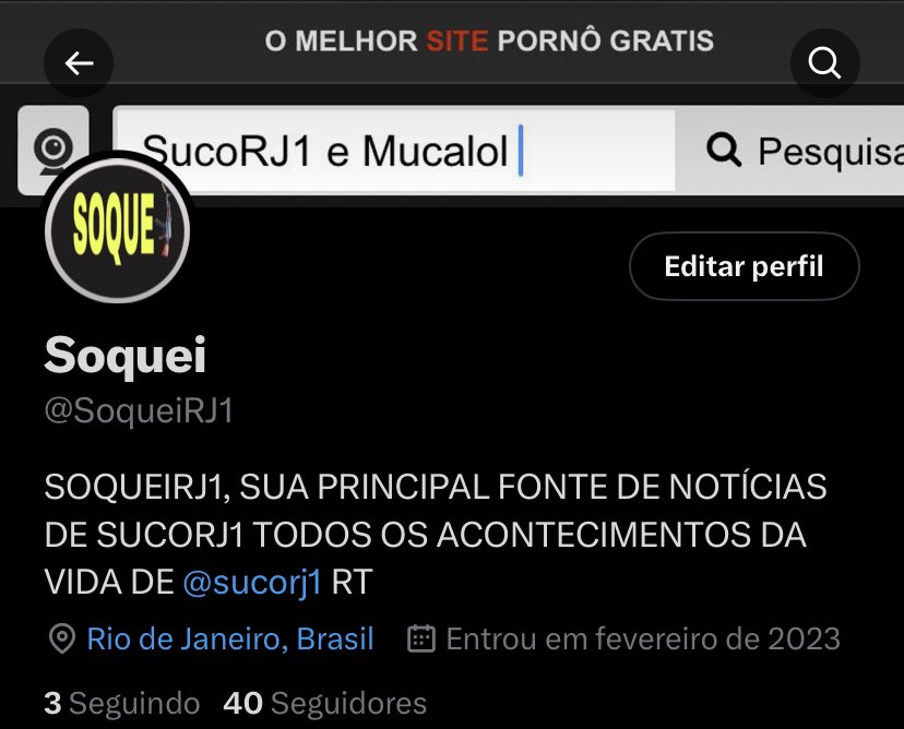 SoqueiRJ1's tweet photo. 🚨LIVE: agora que somos #quarenta acompanhando a SOQUEIRJ1 me sinto na obrigação de vir divulgar a live do nosso icon @sucorj1 🖤🤝🏿
Convite especial para @thaiscarla_ nossa grandiosa rainha💞 https://t.co/hayBQBeFbz