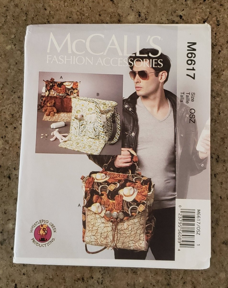 quilts_more's tweet photo. Diaper Bag Used Sewing Pattern McCall's Fashion Accessories M6617 Whistlepig Creek Productions Baby Accessory https://t.co/EO9iRAXjss #Etsy #ImagineQuiltsAndMore #BabyNeed https://t.co/frI264pnJd