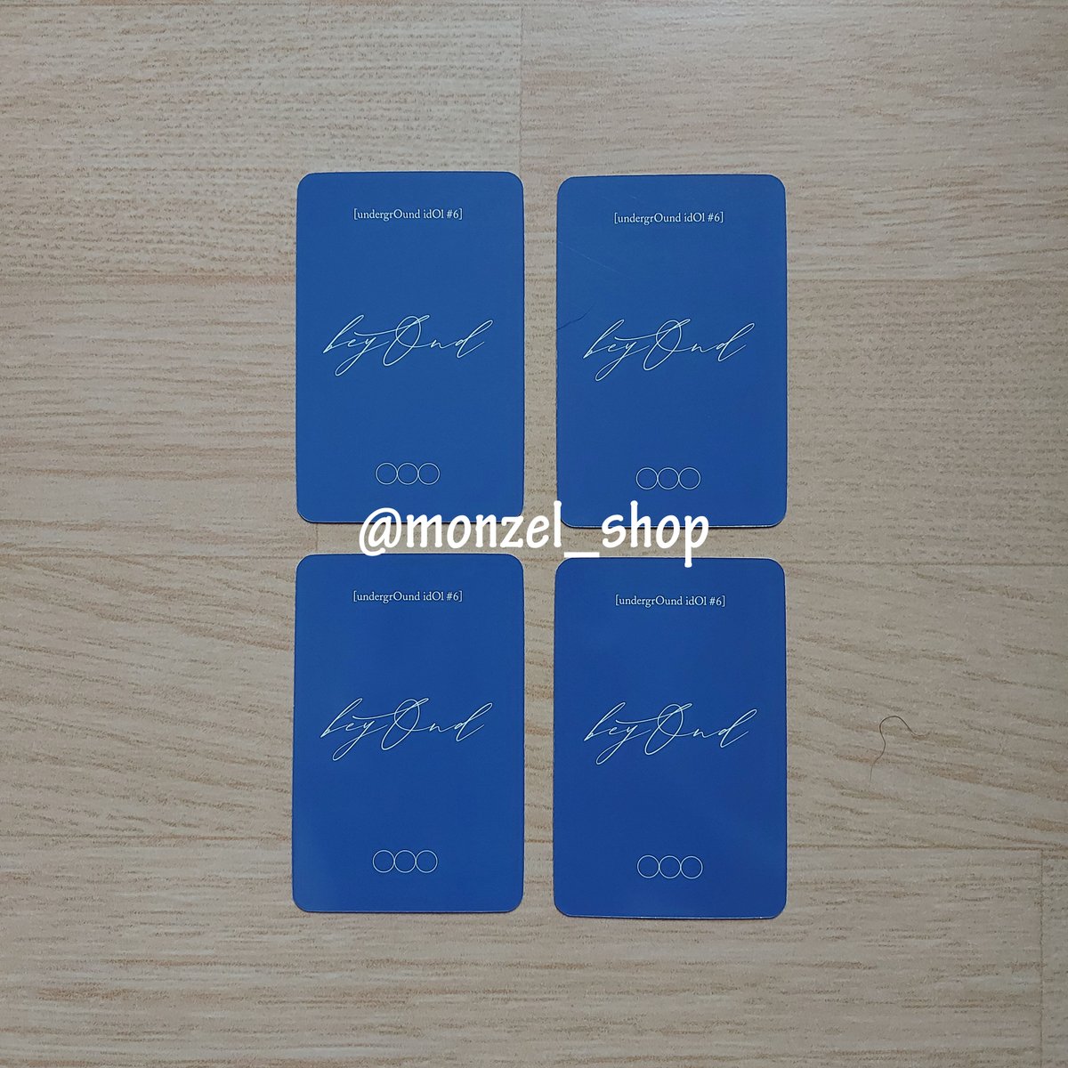 monzel_shop's tweet photo. READY STOCK

#MZ_OnlyOneOf

WTS (Worldwide &amp; INA)
OnlyOneOf Nine - beyOnd [undergrOund idOl #6] 01/10 Apple Music POB Photo Card (PC) $15 each
    ↳ Availability :
      - Nine
      - Junji https://t.co/l56DR5Ij3N