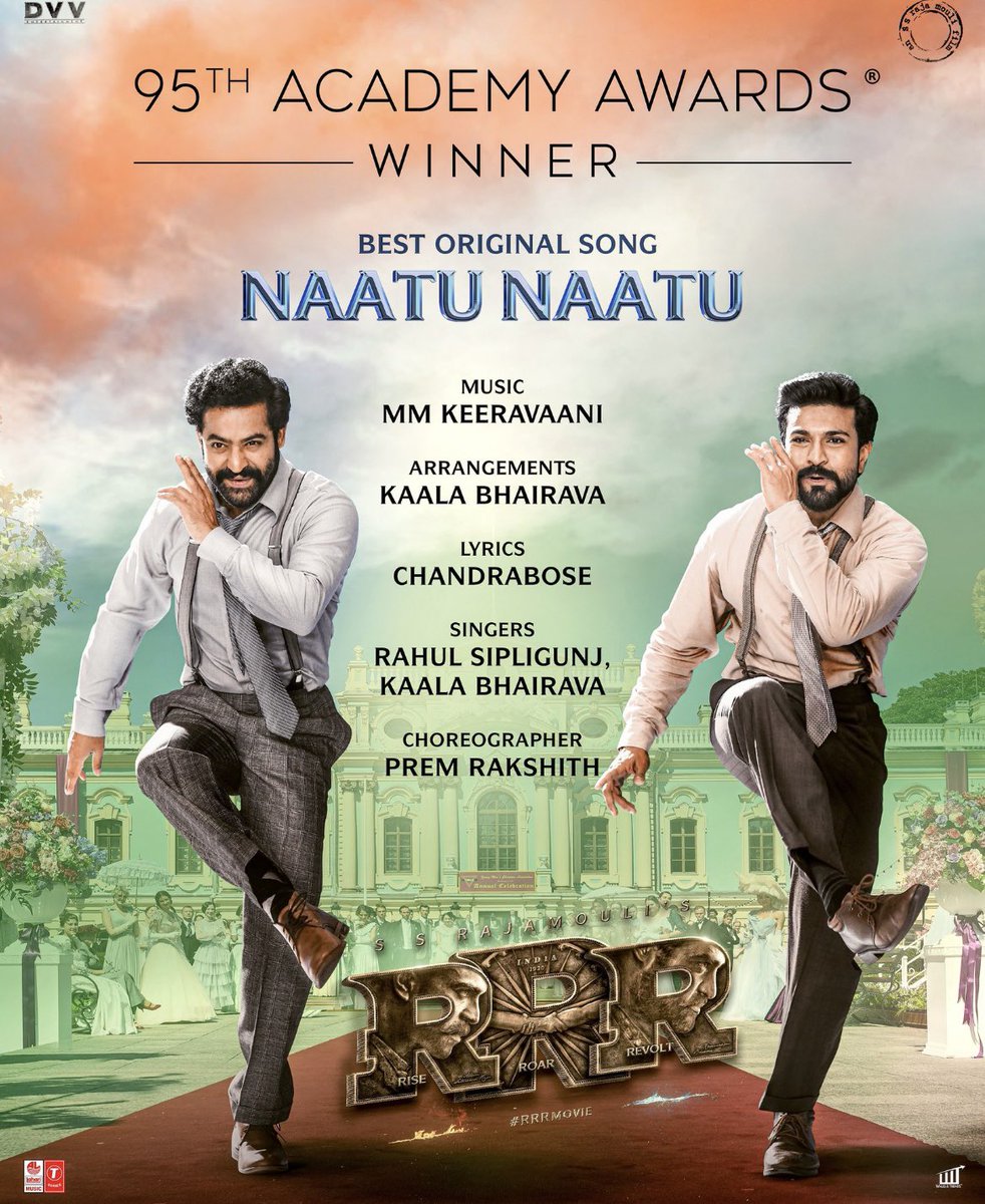 Indian Cinema on the Rise 🔥
#Oscar2023 #NaatuNaatuForOscars