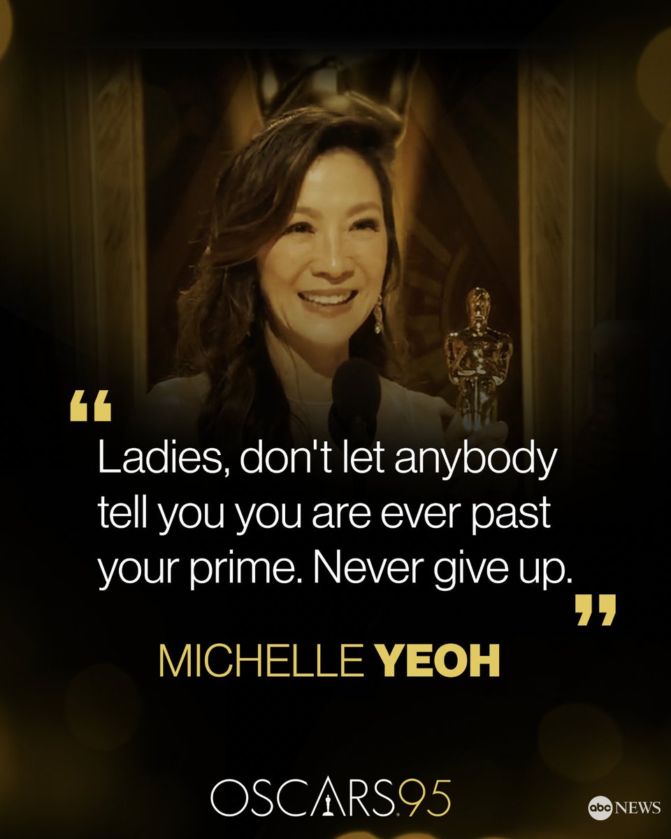 Michelle Yeoh won the Academy Award for Best Actress for her performance in "Everything Everywhere All at Once.”

“This is proof that dreams ... do come true,” she said during her acceptance speech. trib.al/W4E0bbM