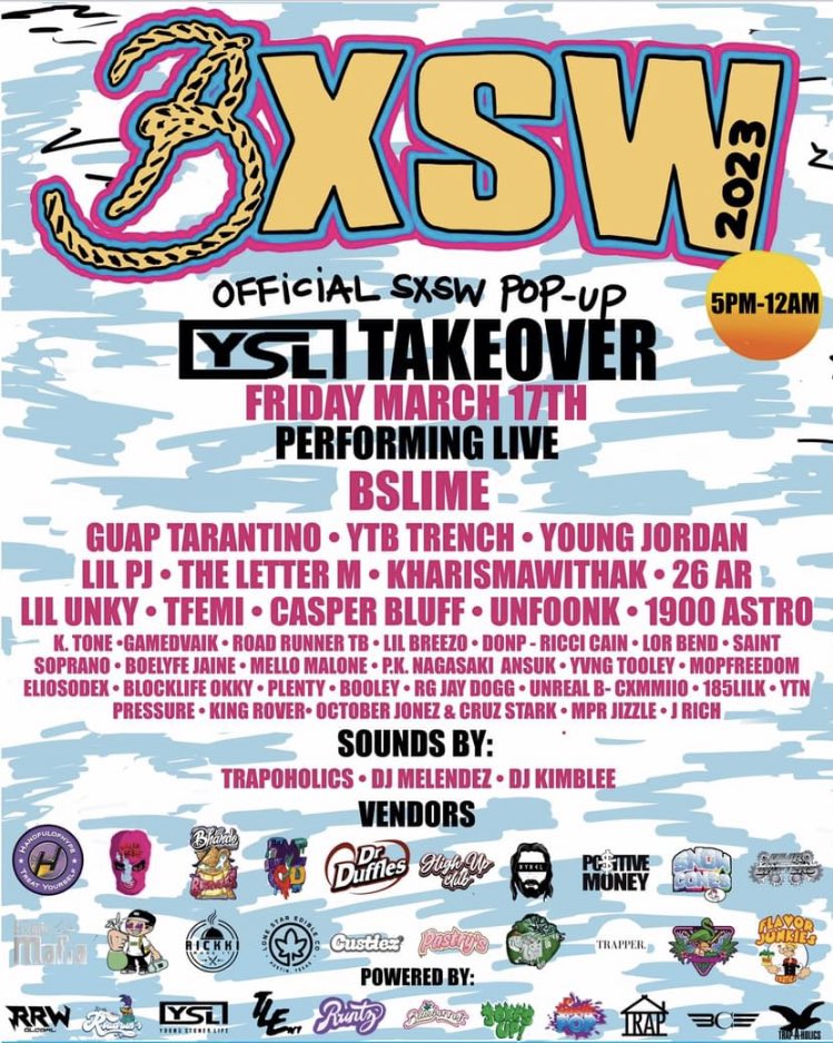 LiveCapitalTX's tweet image. Looks Like @2x_unfoonk &amp;amp; @ynwbslime4l Poppin Out For SXSW! 👀🐍🔥