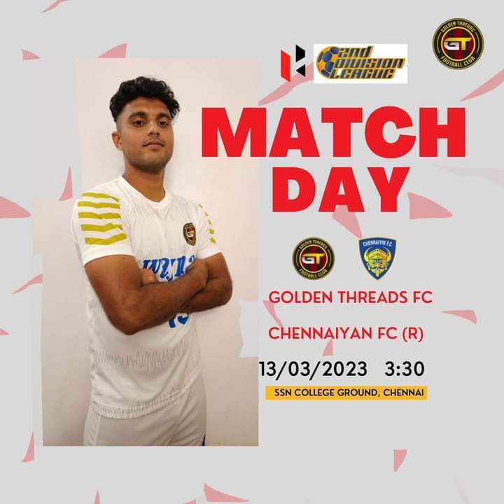 KFLcommunity's tweet photo. സെക്കൻഡ് ഡിവിഷൻ ലീഗിൽ കേരളത്തിന്റെ പ്രതിനിധികളായ ഗോൾഡൻ ത്രഡ്സ് ഇന്ന് തങ്ങളുടെ ആദ്യ മത്സരം കളിക്കും, ചെന്നയിൻ എഫ് സി (റിസർവ്)യാണ് എതിരാളികൾ,

SSN College ground, Chennai | 03:30pm https://t.co/zETxf4EWkw