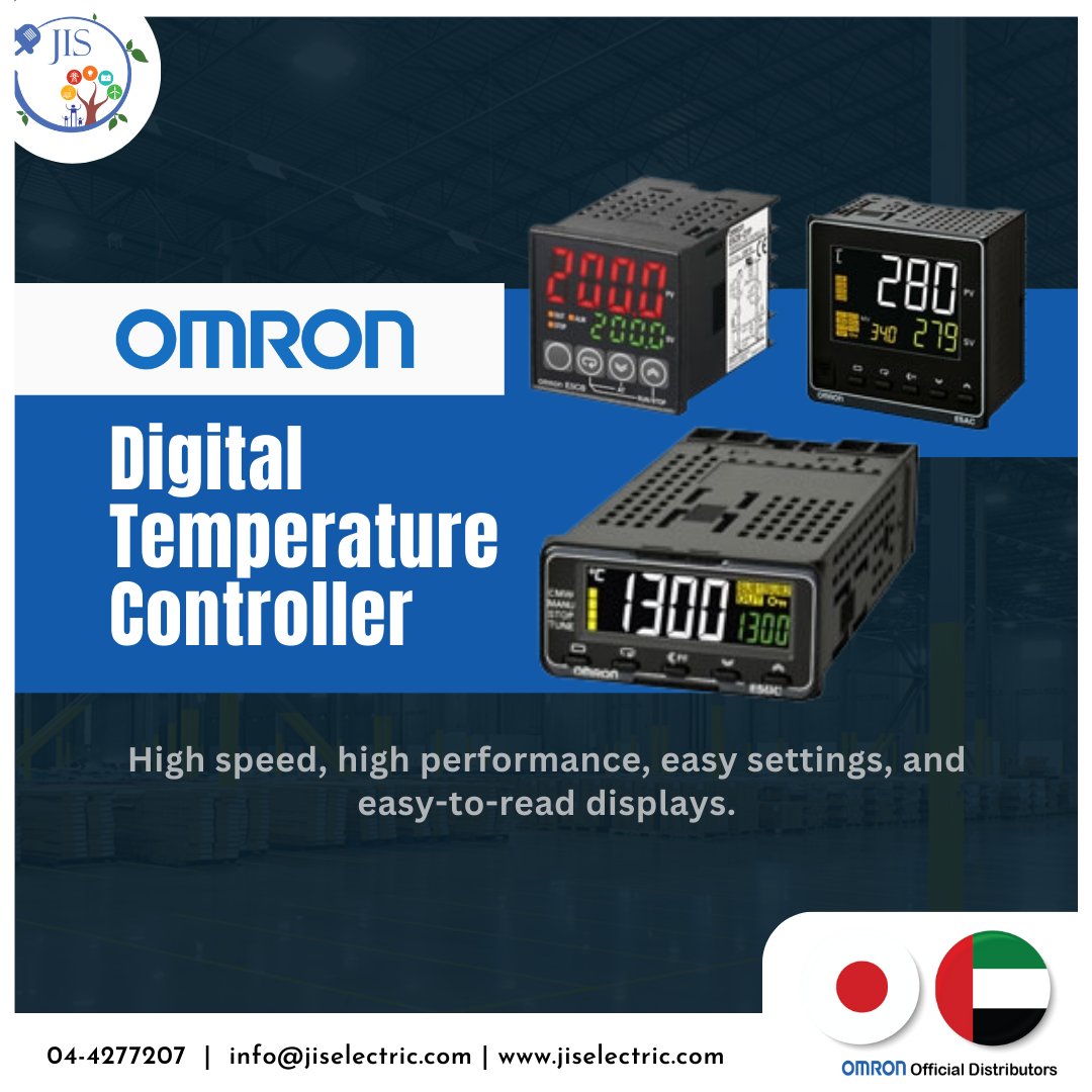 jiselectric's tweet image. Omron Digital Temperature Controller
Contact now: 044277207
or Visit Us: jiselectric.com
.
.
.
.
.
.
.
.
#automationcomponents #RCCB #electricalsky #electricalinstallation #uae #relays #electricalengineering #electricalwork #electricalengineer #MCB #electricalservices