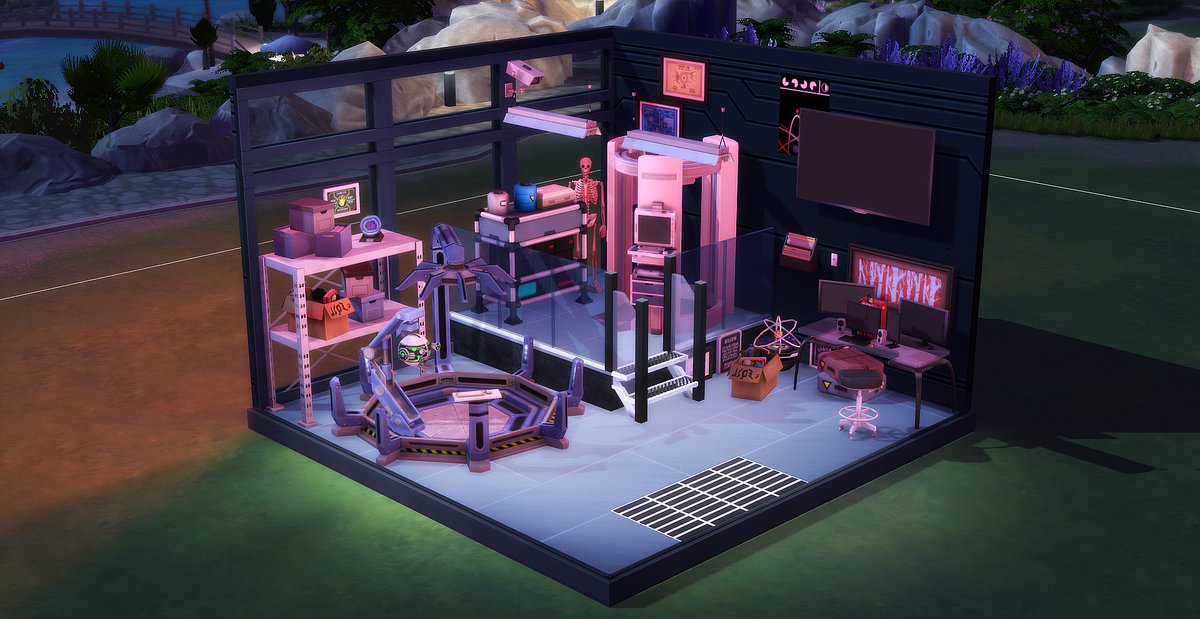 sherlock0611's tweet photo. I made a Marvel-inspired Disney room in The Sims... can you guess the Marvel location/superhero I based it on? ๐ #SCDisney https://t.co/d6TYboAgSp