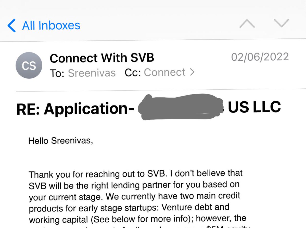 Guess I dodged a bullet there... 

Or maybe I didn't, I mean what happens to loans from SVB now? Pay the new guy?