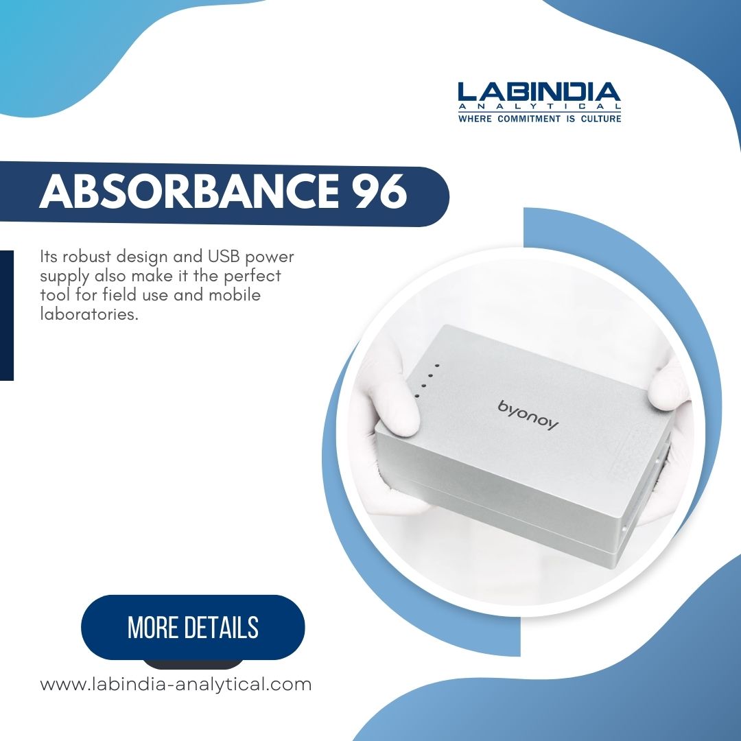 labindiaLife's tweet image. The Absorbance 96 is the only truly portable plate reader in the world.
labindia-analytical.com/product/life-s…
.
.
#labindia #interscience #lifescience #lifescienceproduct #absorbance #absorbance96  #byonoy #labindialifescience  #Pharmaceutical #Pharma #BioChemical #MakeInIndia #Lab #laboratory