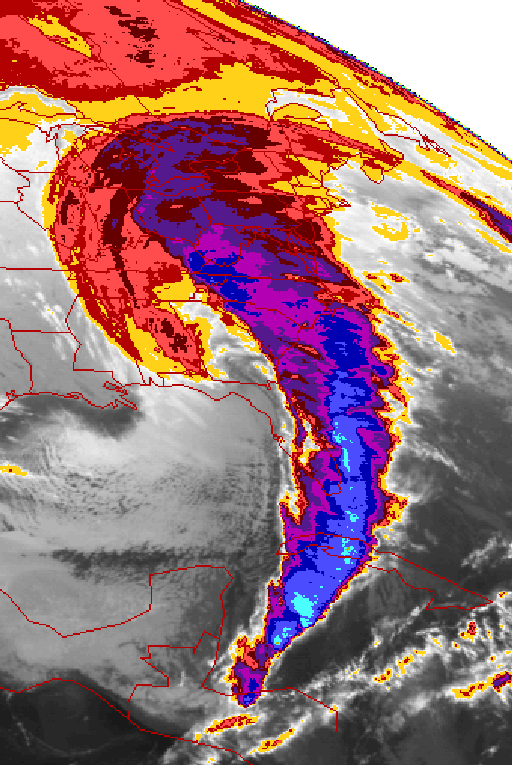 #OTD: The March 13, 1993 Superstorm (30 Years)

A rapidly intensifying cyclone developed in the Gulf of Mexico & Eastern US producing a historic snowstorm in the Southeast & Eastern Seaboard along with a powerful derecho from Florida down to Mexico.

#weather #wxhistory https://t.co/afCWq9LM9c