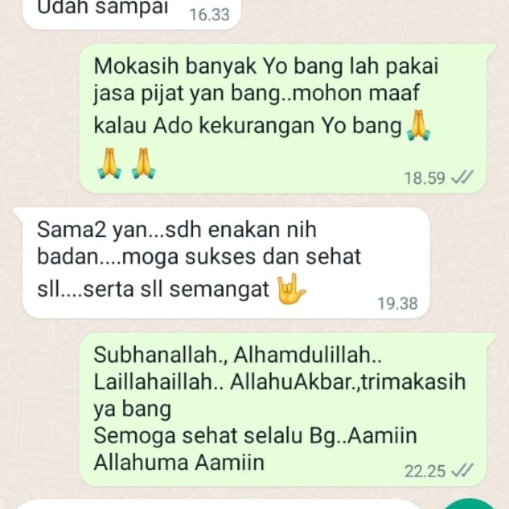 Edwin02606657's tweet photo. Alhamdulillah pelanggan yg sudah kesekian kalinya merasakan manfaat pijat bersama kami #pijat #urut #refleksi #padang #urutpadang #pijatpadang #refleksi #refleksipadang https://t.co/5fv1NDGRIG