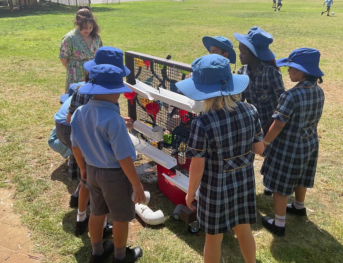 StJosephsQPWA's tweet photo. There was much excitement today with the arrival of the new water wall! @StJosephsQPWA @CatholicEdWA #LetThemPlay https://t.co/tMd68mCsLr