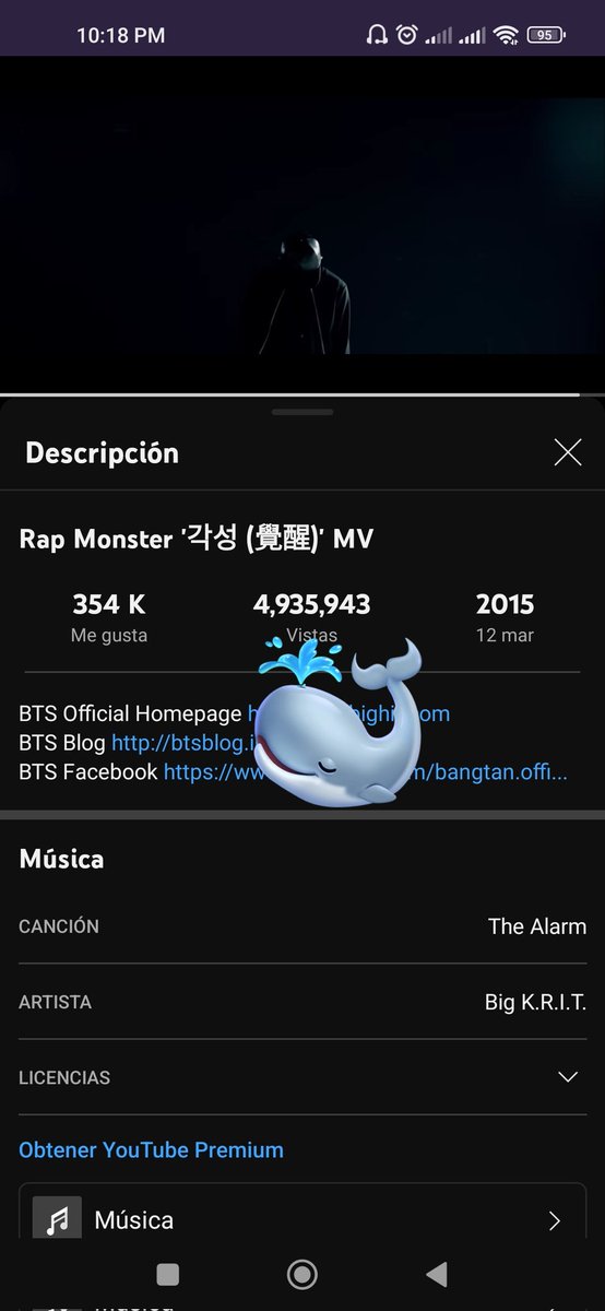LinWhalien52BTS's tweet photo. @svkimnamjoon @bangtanboys_sv @BTS_twt Desde yt disfrutao mejor con el mv!
#RM #8YearsWithAwakening https://t.co/VA1nTLbeYH