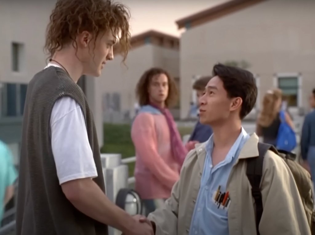 etnow's tweet photo. How It Started vs. How It's Going 🤩 #Oscars95 #EncinoMan https://t.co/HBt7VPFnJa