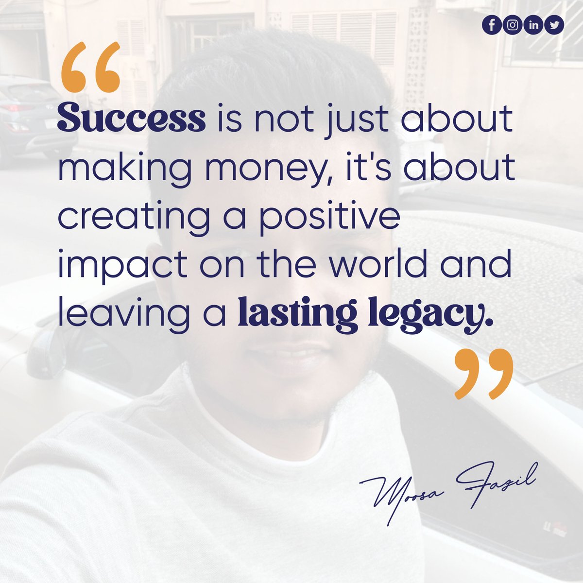 Entrepreneurship is not just about making money, it's about using our skills and resources to create a better world. #EntrepreneurMindset #ImpactfulBusiness #LeaveYourMark