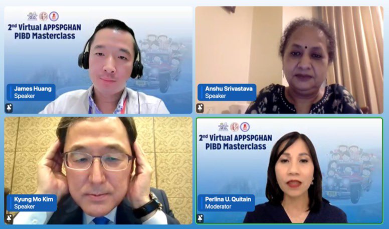 jameshuang28's tweet photo. Another successful educational effort by APPSPGHAN virtually in Manila 🇵🇭 to shore up awareness of #paediatric IBD in Asia 🇸🇬 🇰🇷 🇮🇳 #ibd #appspghan . The second masterclass and many more to come ❤️ https://t.co/5tGrXb7JCY