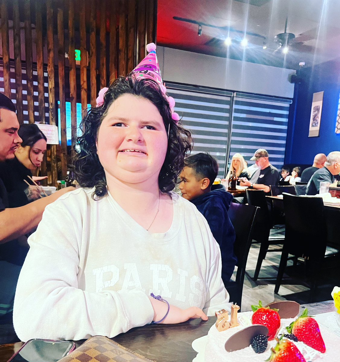 Minacirkic's tweet photo. To everyone that has been part of this journey THANK YOU ! #aminastrong💜 #hemispherectomy #birthday https://t.co/FvcR82kQoo