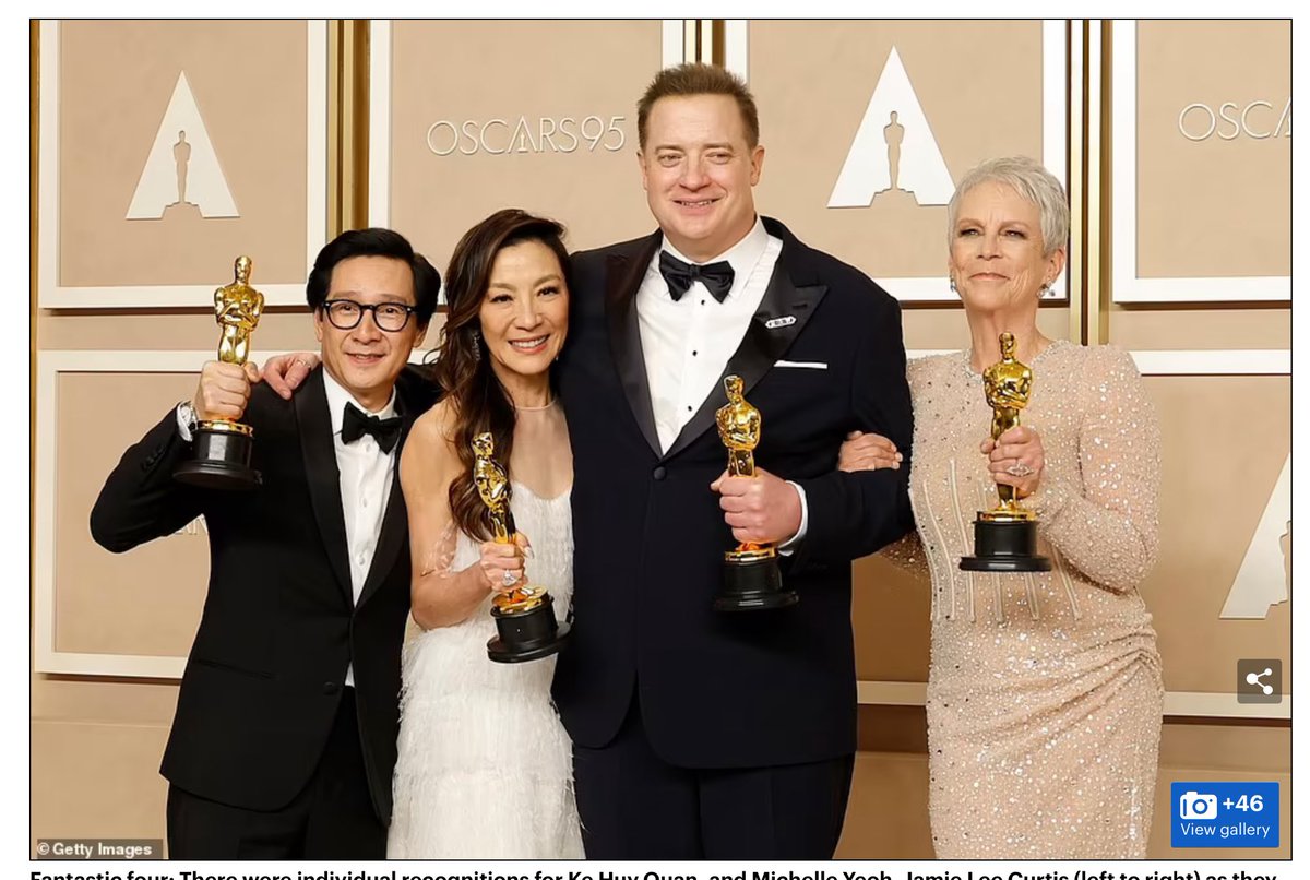 I am SO excited that Brendan Fraser won his Oscar! Congratulations to everyone else…..but it was so lovely to see Brendan back ❤️❤️❤️