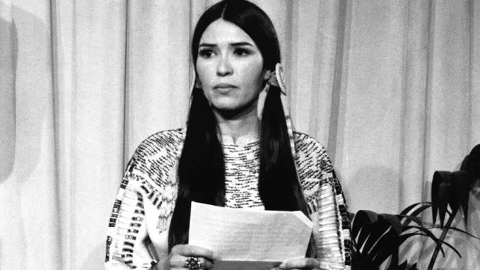 @nypost After all they did to Sacheen Littlefeather  they did one more lousy thing and ignored her death ... #SacheenLittleFeather #Oscars