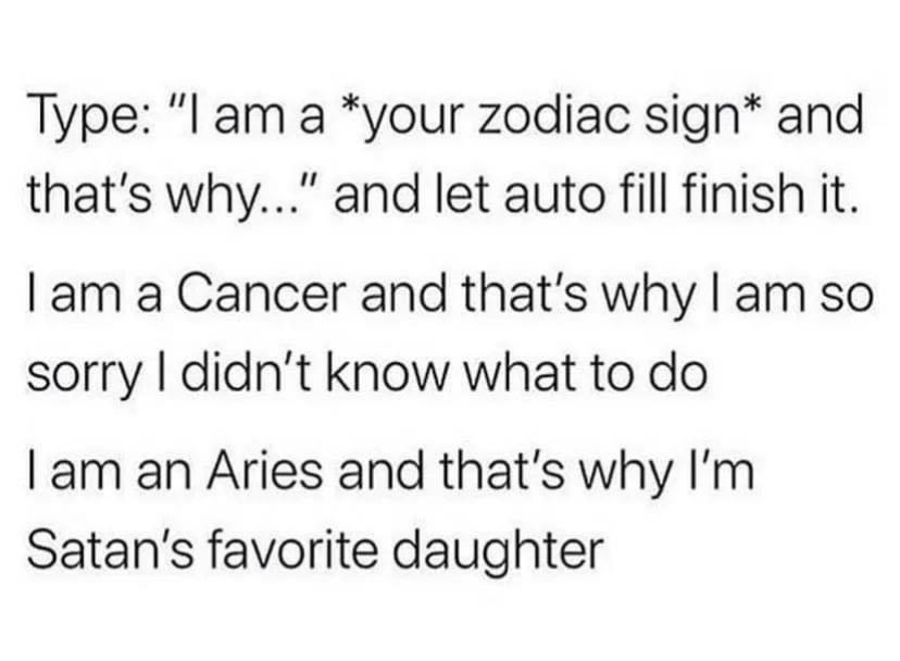 amandajanewd's tweet photo. I am a Scorpio and that’s why I’m so scared of the world 
Your turn https://t.co/xFm9QPRQLx