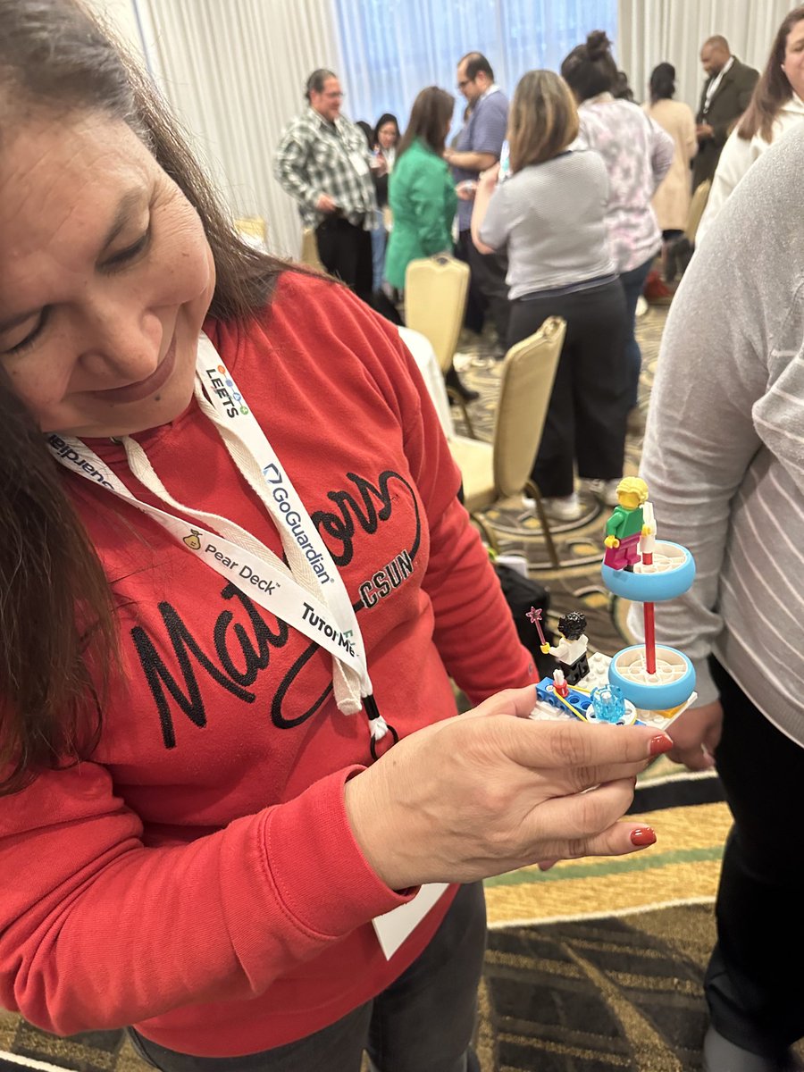 ItWaite's tweet photo. #LEETS was so awesome. LEGO learning is fun at any age! Creativity-Innovative Learning that is FUN! Student’s build-test-modify-retest… stimulates the mind. 🍎❤️🪁 @ITI_LAUSD @NLausd @LEGO_Group https://t.co/v7rLR7ooto