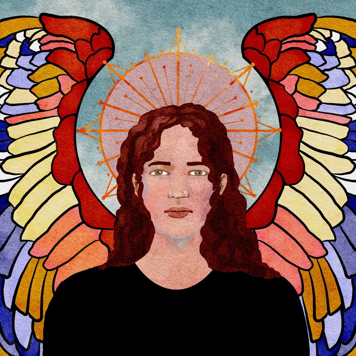 Picked up this gorgeous stained glass-winged  <a href="/meta_angels/">Meta Angels | now part of @thehugxyz</a> over the weekend

Still love the <a href="/aslanruby/">SARANA</a> art. Love the friends the project brought me to

"You are an angel of beneficence. You shower the world with your love and compassion, healing those who are hurting"

#healing