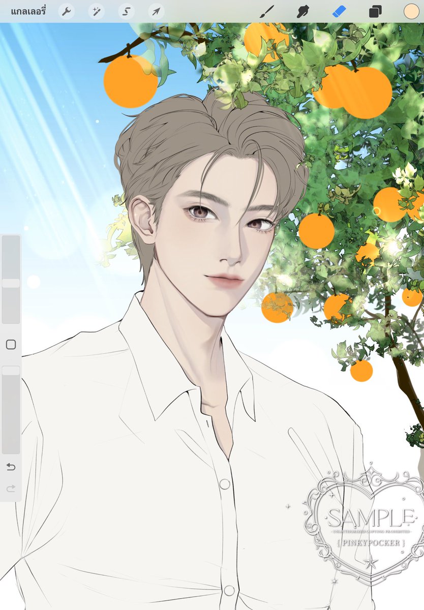 มาสปอยงานปกสำเร็จ ลงสีไป 30% แล้วครับ 

ผู้ชายกับสวนส้ม จะนำมาเปิดให้ประมูลในวันพุธที่จะถึงนี้ครับ 👨🏼🍊

#ปกสําเร็จรูป #ปกนิยายสำเร็จรูป #ปกนิยายสําเร็จ #ปกebook #ปกนิยาย #wip_pinkypocker