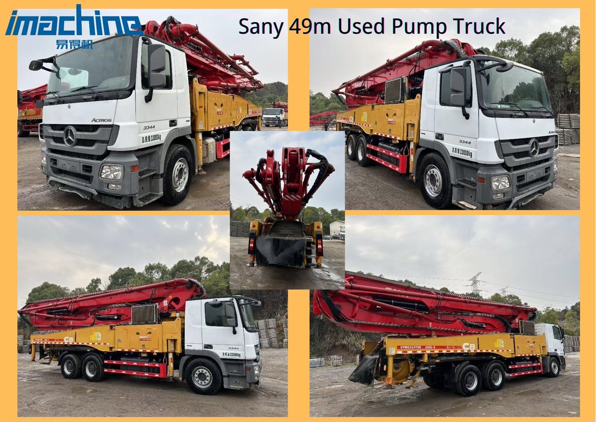 Imachinemall's tweet photo. ‼️Daily Recommendation‼️
SANY 49M Used Pump Truck
📅Year of manufacture: 2019📅
✔Support video conference to see the real-time operation of the machine, price cheap, quality great, logistics guarantee.
Wishing friends business💰💰💰
Website🌐https://t.co/3Pnp0VJbn1 https://t.co/BvTr3Xa9Vf