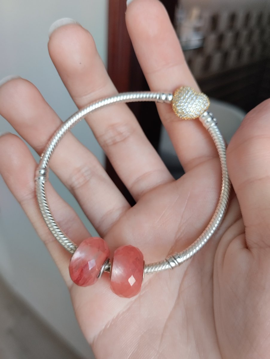 'Yummy'🤣 Cherry Quartz from #valkyriegemsbeads. Visit us: theaccessorycircle.com/collections/va… #pandora #trollbeads #bracelet #necklace #gemstone #naturalbeads #bead #silver #charm #highendjewelry #gift #fashion #Valentine  #christmas #lampwork #cherry