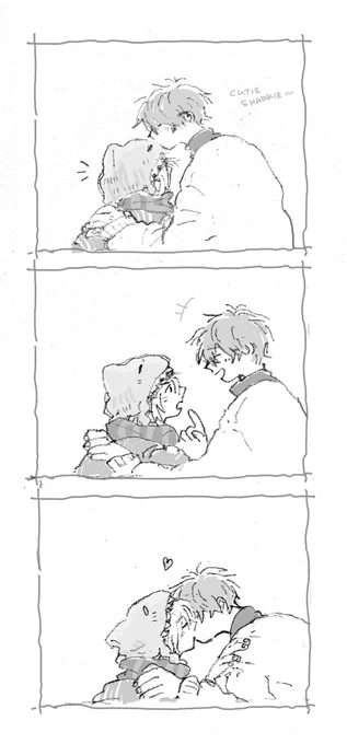 Here are some doodles for bonus since I felt bad for not doing many works like soup-san 🤣 they're way too productive like I'm so deadge 