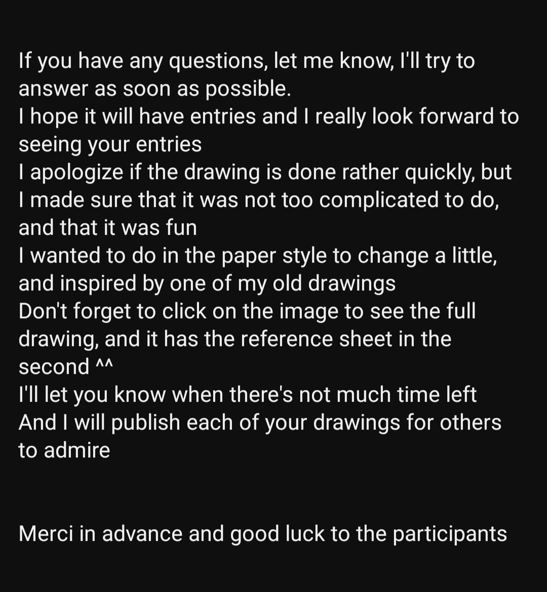 112Didinou's tweet photo. a little DTIYS contest on my youtube channel ^^
#DTIYS #Contest #drawing https://t.co/jquQf323Pk