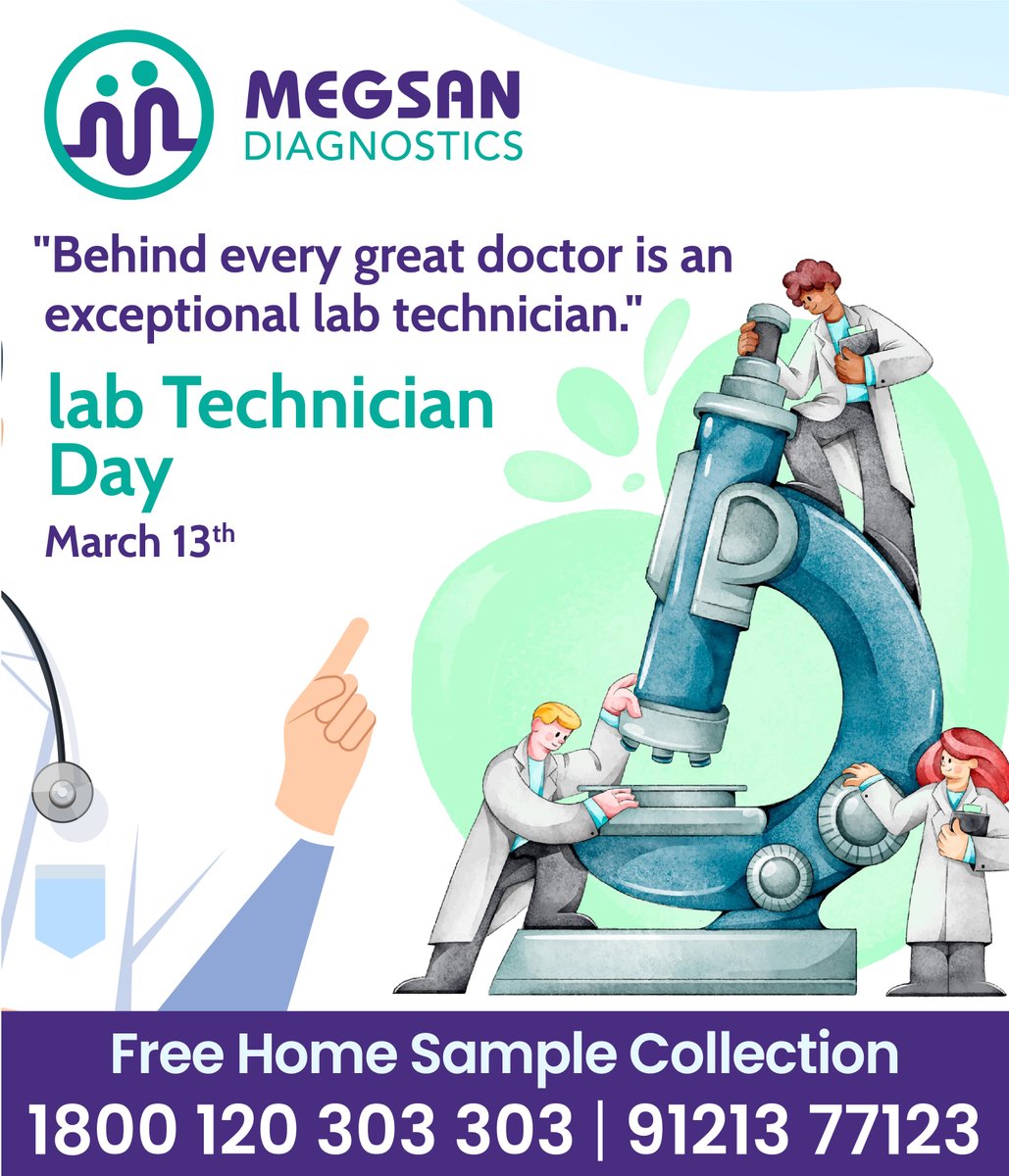 'Behind every great doctor is an exceptional lab technician.'#labtechnician #labtechnicianday