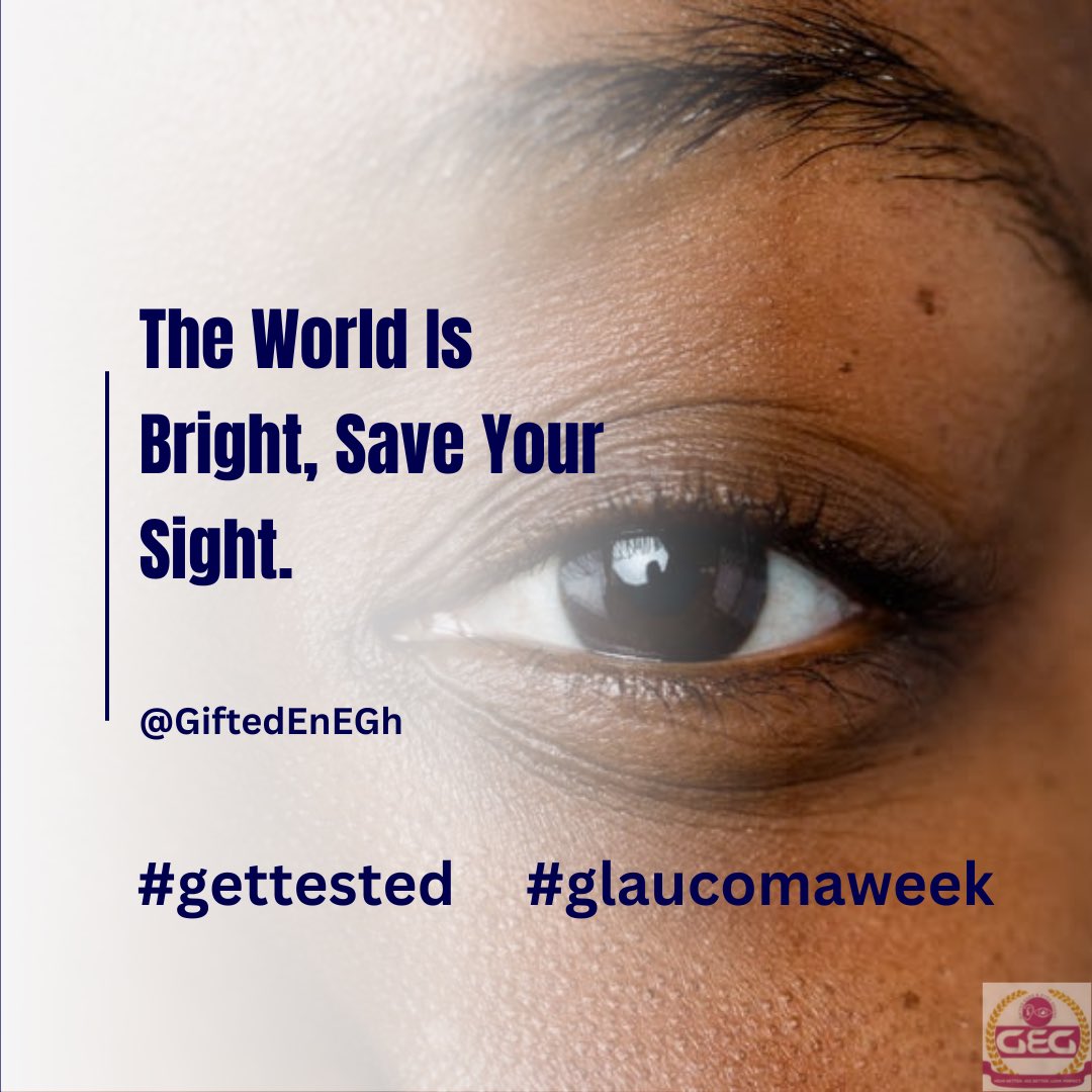GiftedEnEGh's tweet photo. World #glaucomaweek activated. #gettestedforglaucoma #gettested https://t.co/MeZEPlccaU