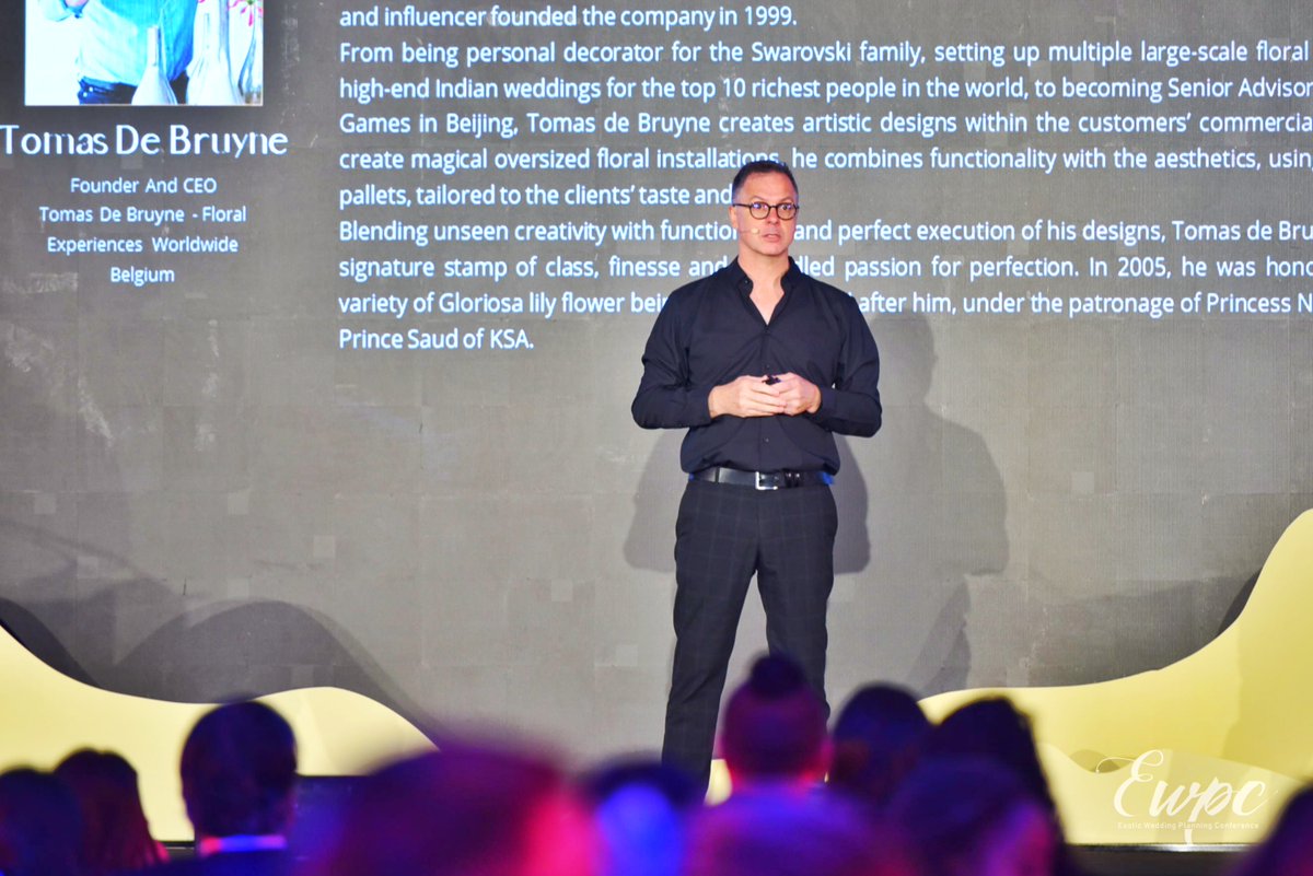 ewpcexito's tweet photo. A keynote presentation by @TomasDeBruyneFD on how to design your way out of the box to provoke unique ideas to come to life on Day 2 of the 11th Edition of EWPC Ras Al Khaimah at @alhamraofficial hosted by @In_RasAlKhaimah

#EWPCRAK2023 #ewpc #keynote https://t.co/zGxREmIcUM